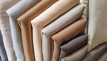 close up of the beige grey brown upholstery fabric texture and color choice for interior