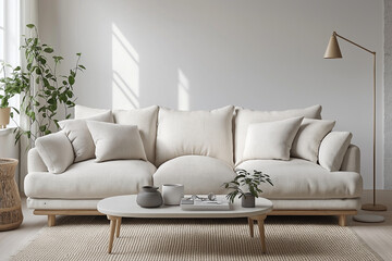 Serene Minimalist Living Room Interior Design
