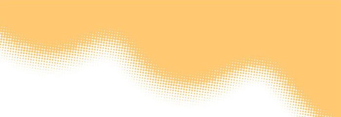 Pop art orange on white background with halftone patterns in comic book style, vector illustration EPS10
