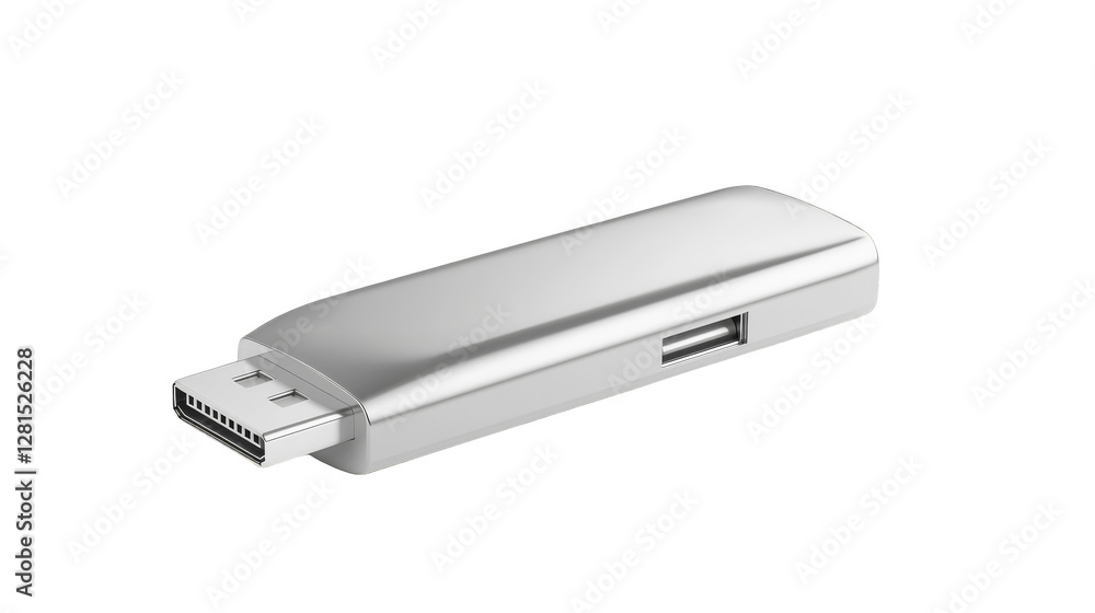 Poster usb flash drive, portable data storage device for secure and easy file transfer closeup