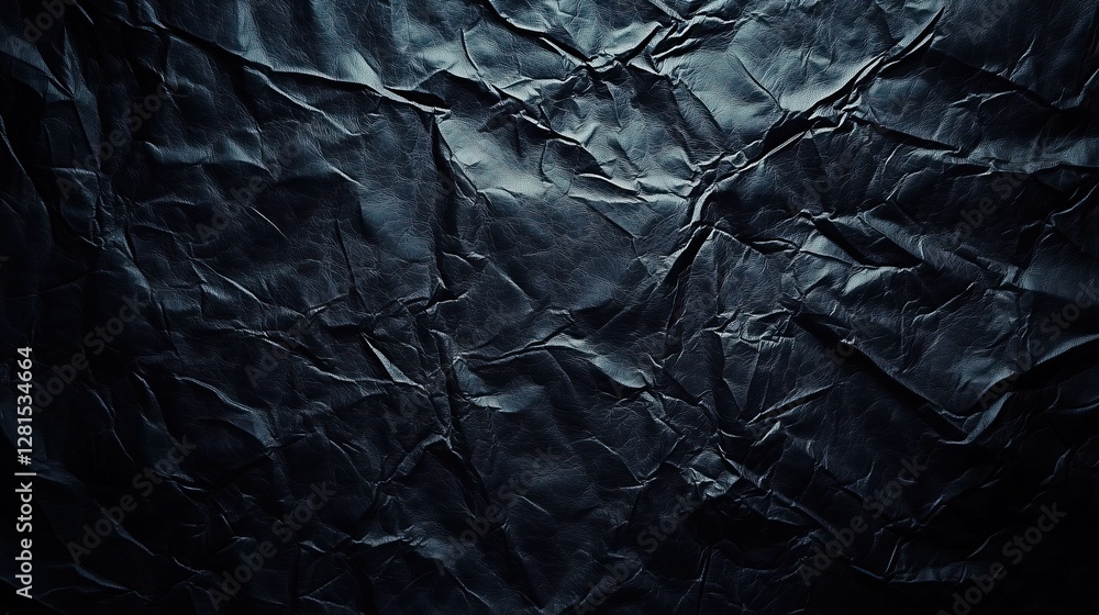Poster abstract textured background featuring dark wrinkled surface depth and visual interest with shadows