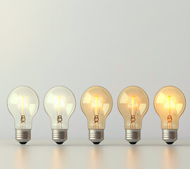 Explore the evolving styles of light bulbs showcasing design and illumination.