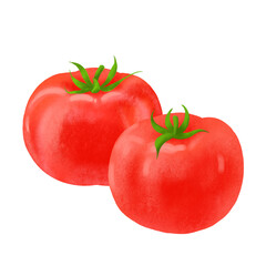 tomato isolated on white background