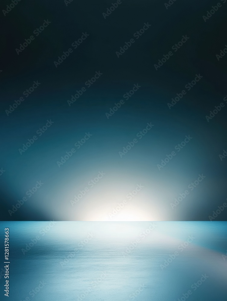 Poster Soft gradient background provides ample space for text in a modern minimalist design suitable for various content. Generative AI