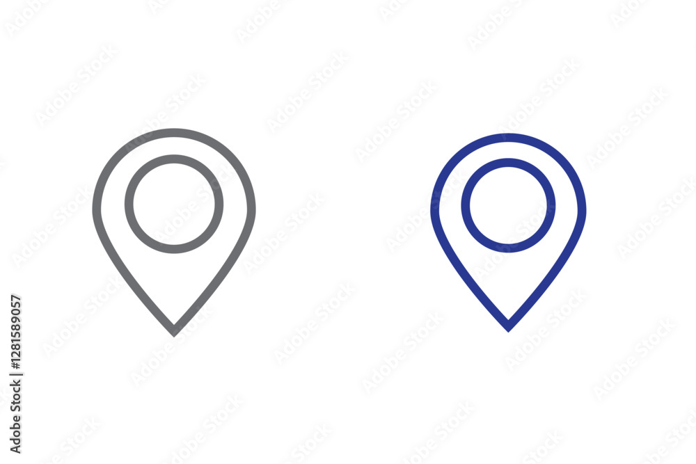Canvas Prints new location map icons. location marker. location pin