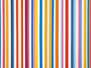 Obraz premium Vibrant stripes create a playful atmosphere in a sunny indoor space