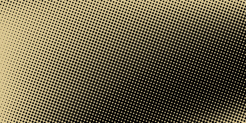 Halftone gradient. Dotted gradient, smooth dots spraying and halftones dot background seamless horizontal geometric pattern vector template set