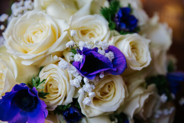 Elegant Wedding Bouquet in Romantic Setting