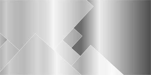 Modern luxury pattern of geometric white and gray color background, Elegant abstract background with grey lines with shadow. white paper transparent material in triangle technology and square shape
