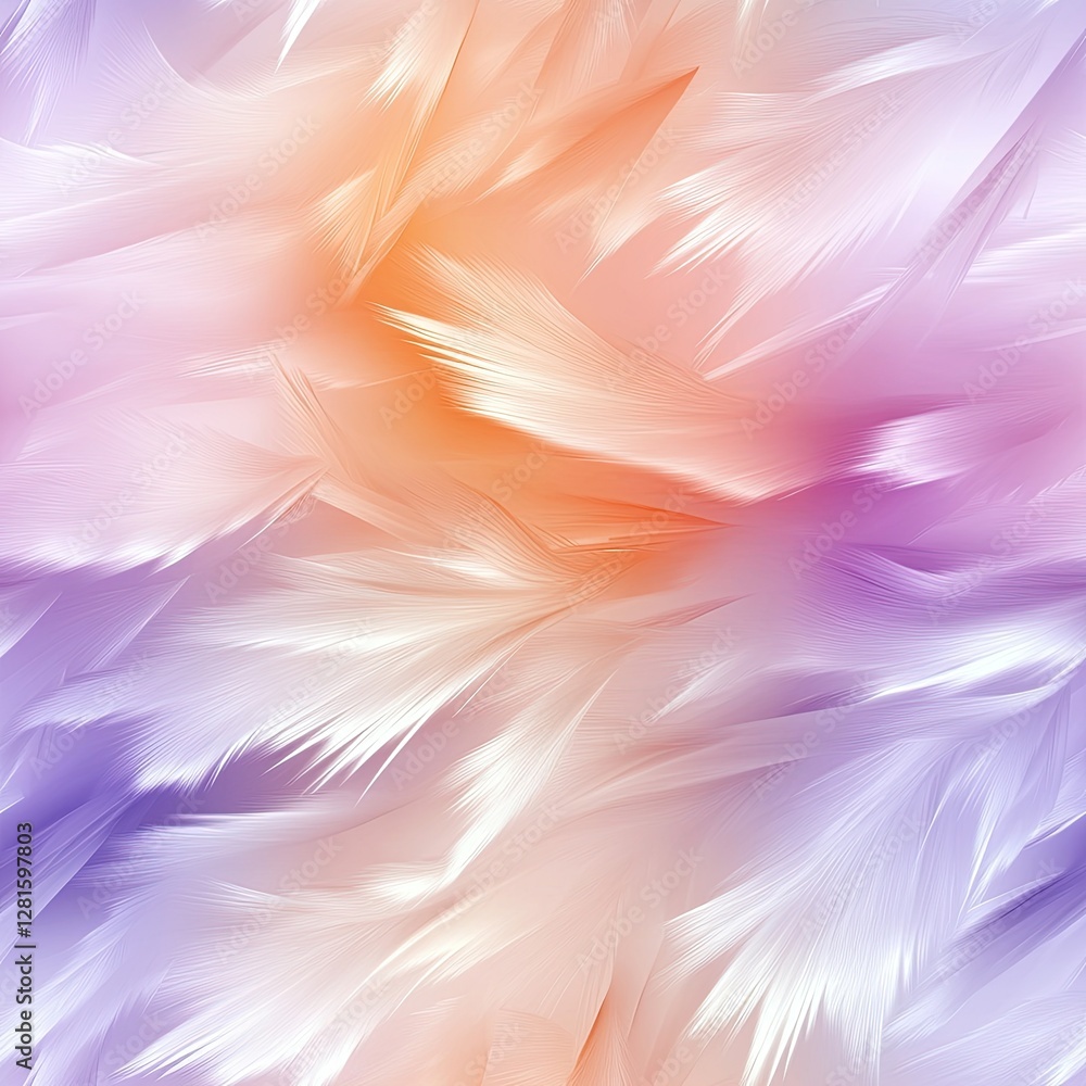 Poster This artwork features a harmonious blend of soft pastel colors with gentle brush strokes, perfect for adding a calming touch to any space SEAMLESS PATTERN