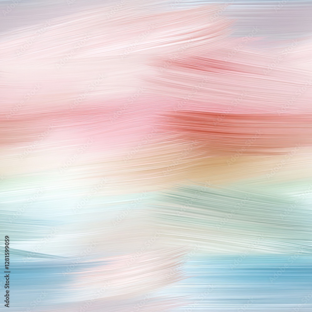 Poster this artwork features a harmonious blend of soft pastel colors with gentle brush strokes, perfect fo