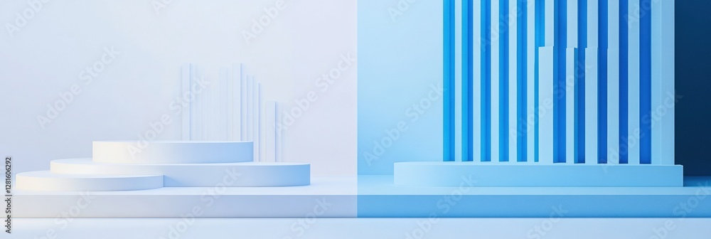 Poster sales performance analysis showcasing low sales contrasted with exponential growth in a minimalistic