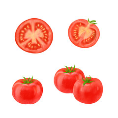 Set Tomatos Clipart