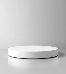 Clean Minimalist White Product Display