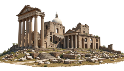 Ruins of buildings png