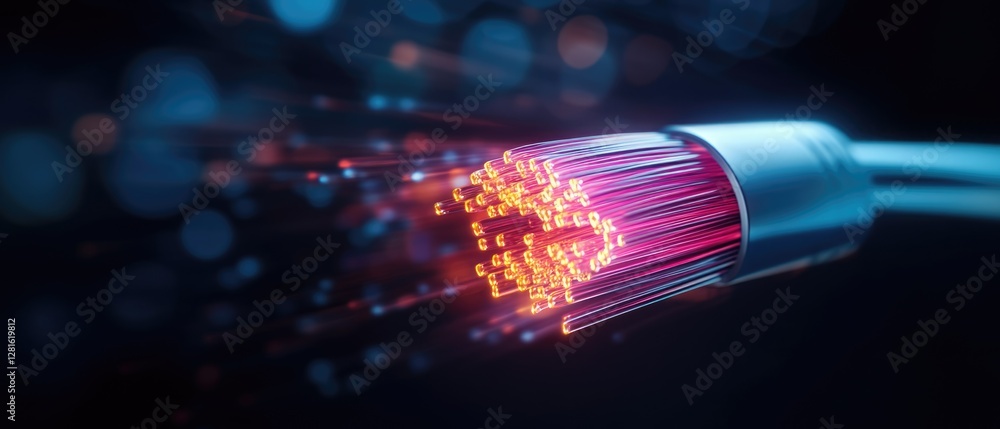 Poster installing fiber optic cable in urban areas a detailed guide on efficient network setup in modern ci