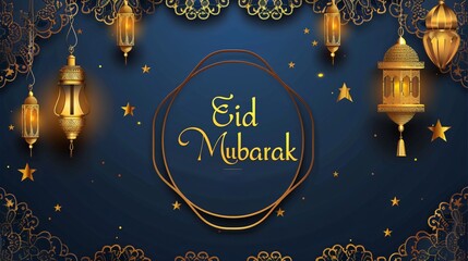 Eid Mubarak Eid Al Adha Festival Background. Eid Mubarak islamic background.Eid Mubarak flyer design and islamic background.