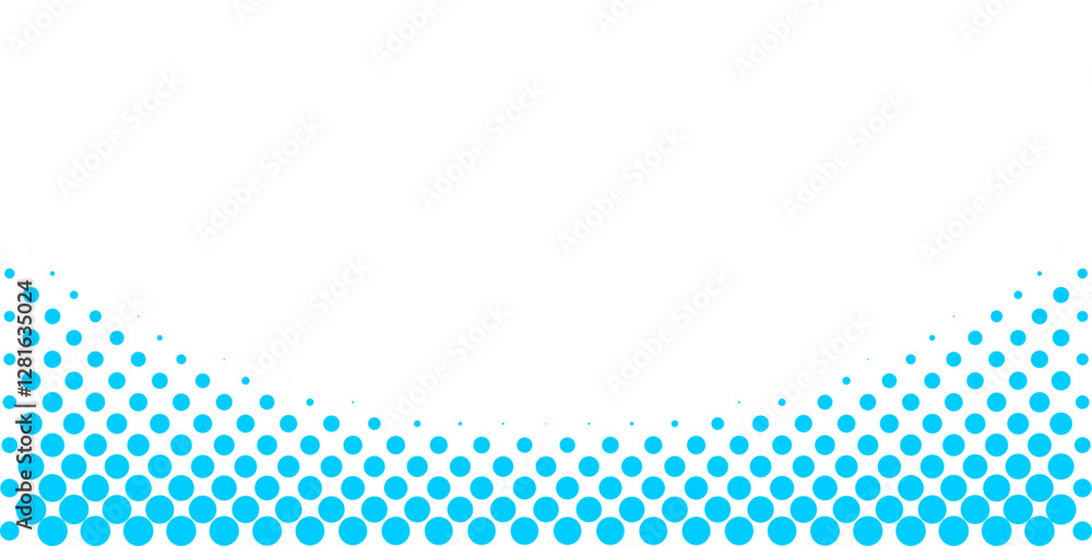 Poster vector background design with halftone effect. abstract gradient round dots.