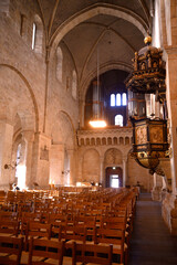 Lund Cathedral interior Lunds Domkyrka Sweden Skane 2025 Lutheran Church 