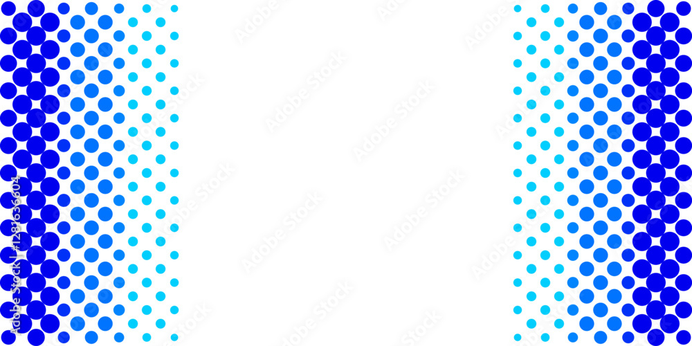 Poster vector background design with halftone effect. abstract gradient round dots.