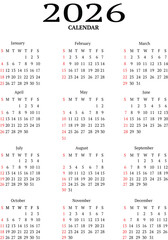 2025 wall calendar design