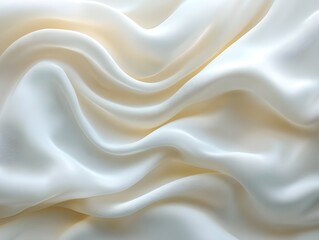 Fototapeta premium White color fabric cloth polyester texture and textile background.