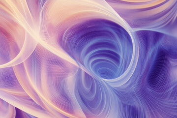 Fototapeta premium Illustration of swirling patterns made from intertwining lines and curves, creating a sense of movement and energy. The fluid, dynamic shapes are accentuated with soft gradients to enhance the modern,