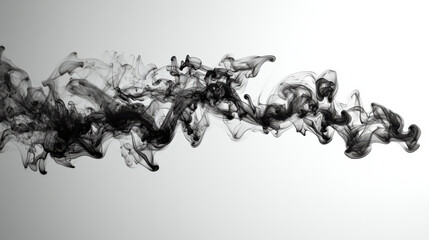 Seamless wispy smoke pattern resembling ink in water