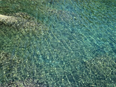 Beautiful sea seascape natural background aerial view 