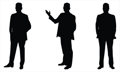 silhouette  SET of man