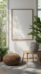 Modern Minimalist Interior Design Mockup
