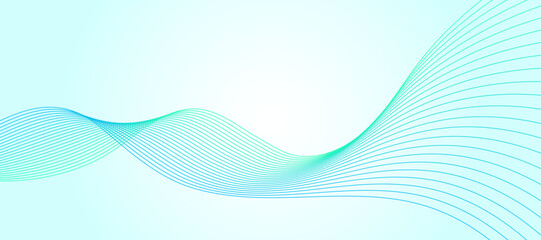Wave background with copy space, motion and audio concept.