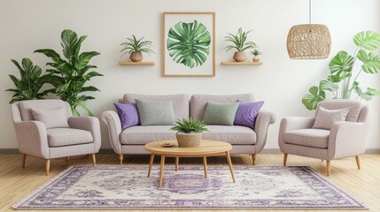 Cozy Living Room Interior Design