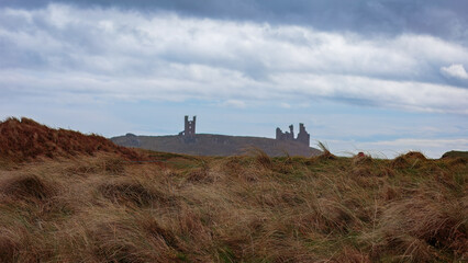 Embleton Bay, with Dunstanburgh Castle, landscape shots including long exposure images. 