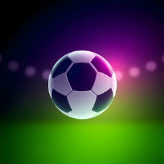 Naklejka premium Gradient abstract football background
