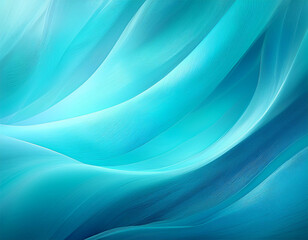 Obraz premium abstract soft and smooth textured turquoise blue background with light color tone
