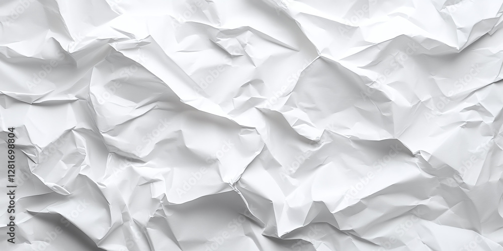 Aufkleber white crinkled paper with a glossy surface. abstract background with an organic look. perfect for ad