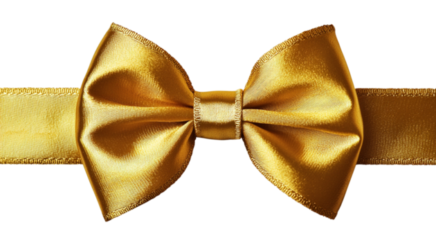 gold bow tie png