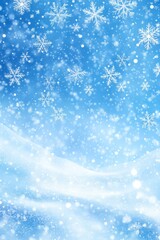 Enchanting Winter Wonderland Scene with Falling Snowflakes and Gentle Snowdrifts Creating a Serene and Magical Atmosphere for Festive Holiday Season