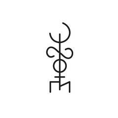 viking symbols, ancient nordic runes with symbols and patterns