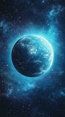 Obraz premium Amazing Planet in the Deep Space