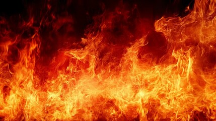 Fiery Flames Background Image