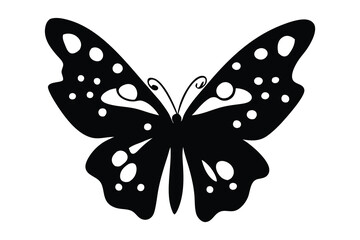 butterfly vector icon,  butterfly vector illustration, Butterfly Illustration Vector Art, Isolated on White Background