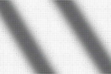 Grunge halftone vector print background.