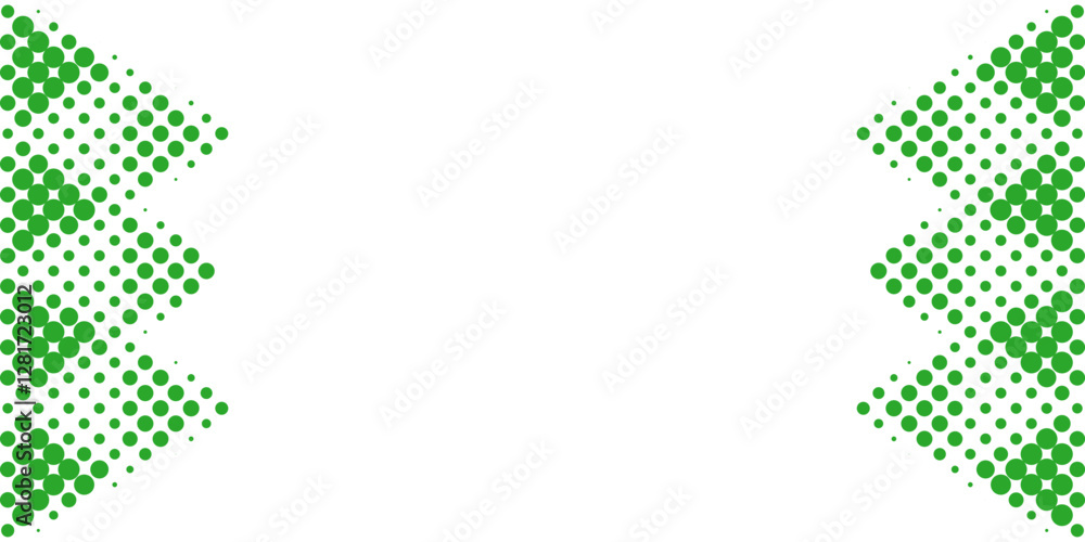 Poster background vector design with halftone effect. abstract gradient round dots.