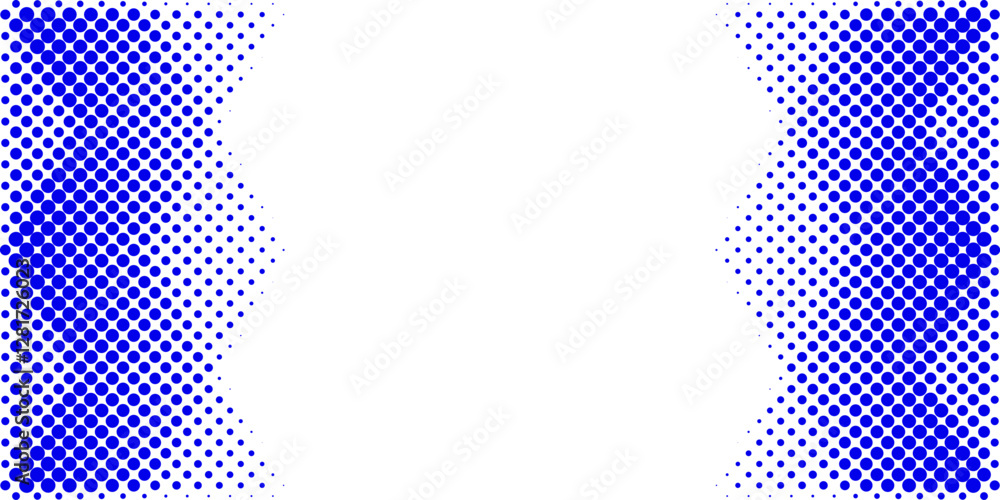 Poster background vector design with halftone effect. abstract gradient round dots.