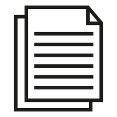 document vector icon