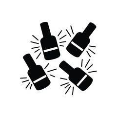 Explosive Dynamite Icon – Flat Vector Silhouette for Games & Websites 