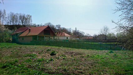 rural landscape with house
