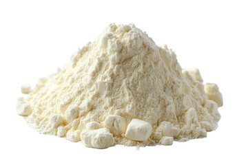 [Transparent Background PNG]Pile of Wheat Flour Powder Close Up